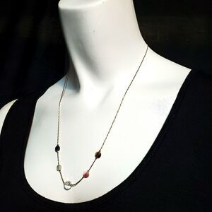 Precious 18 Karat Gold Filled Catseye Necklace